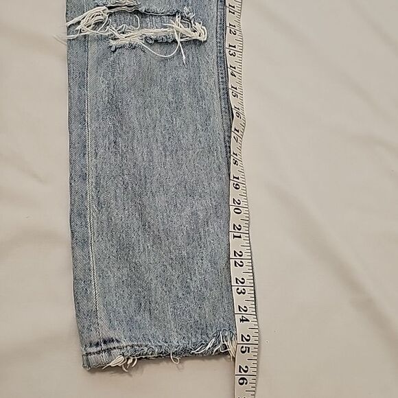 AGOLDE DISTRESSED JEANS SIZE 24 - Picture 5 of 12